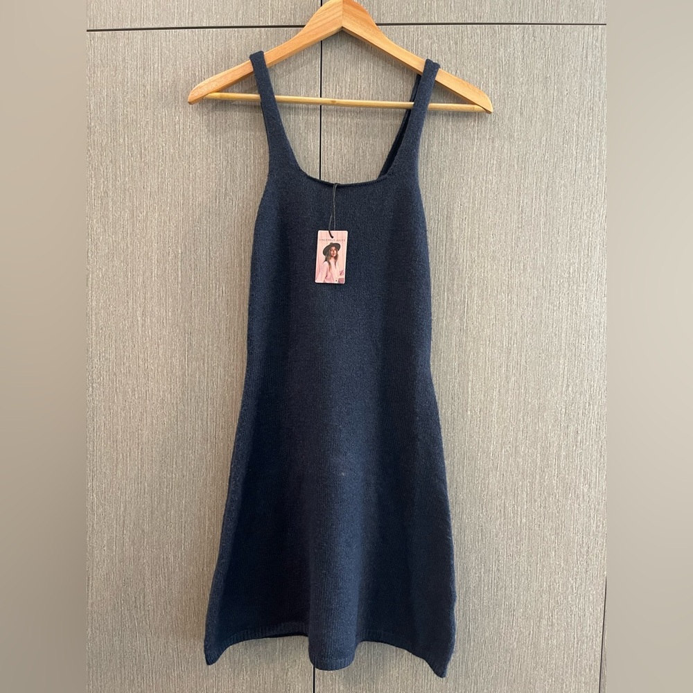Sincerely Jules Navy Knit Tank Dress